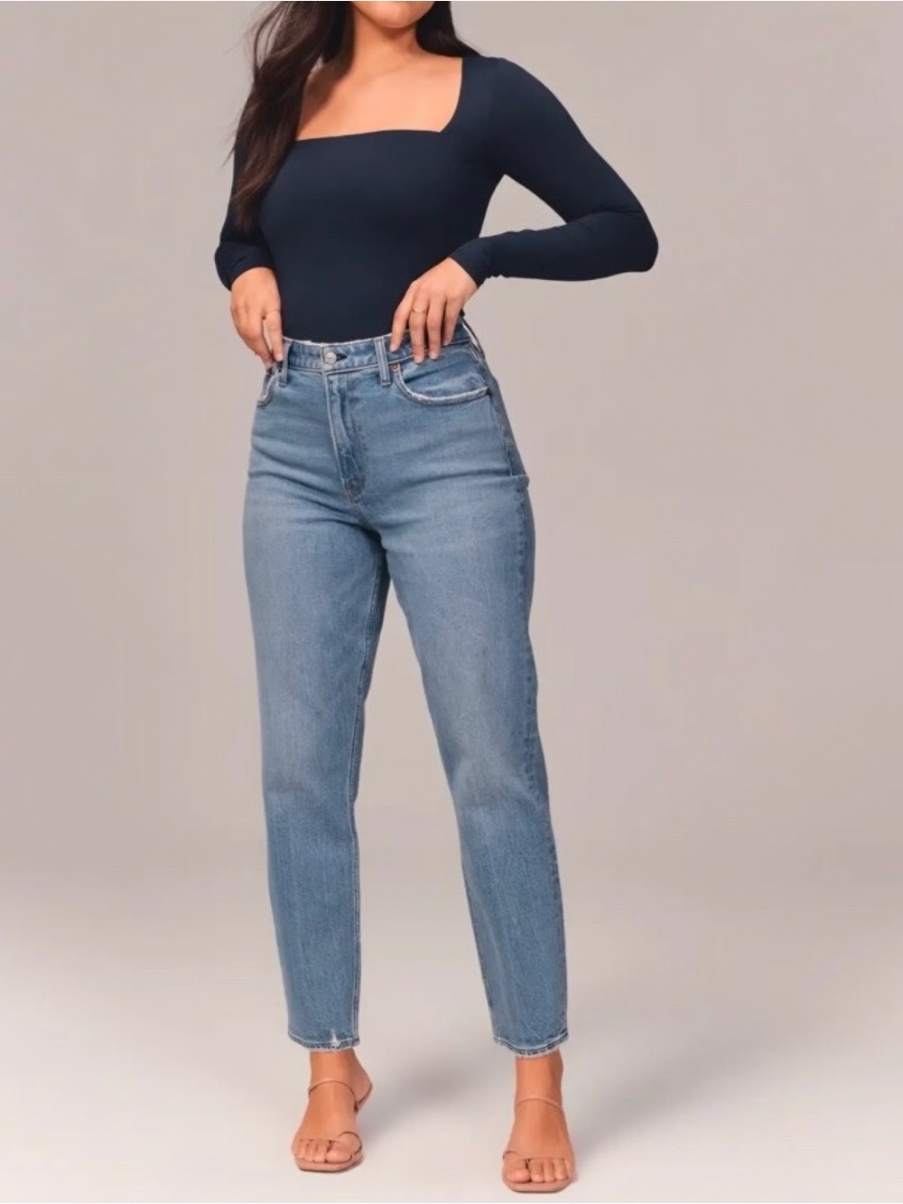 a&f mom jeans